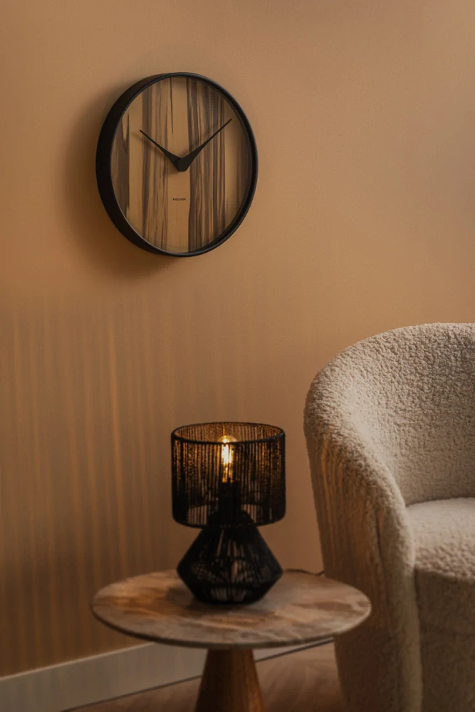 Nástěnné hodiny Wood Melange 40cm svetlé dřevo KARLSSON