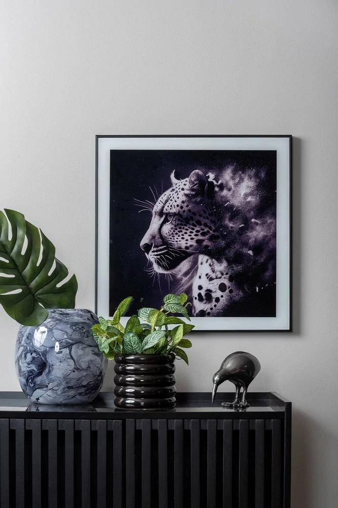 Fotoobraz Art Leopard 50x50cm leopard černý Present Time