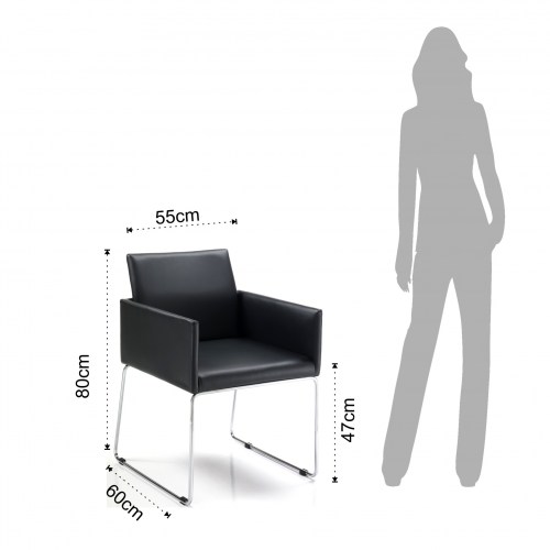 Židle EMMA BLACK TOMASUCCI