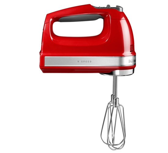 Ruční šlehač, 9ti rychlostní P2 královská červená KitchenAid