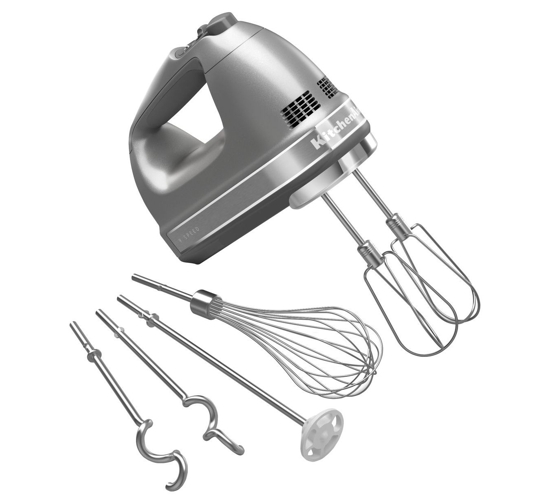 Ruční šlehač, 9ti rychlostní P2 stříbřitě šedá KitchenAid