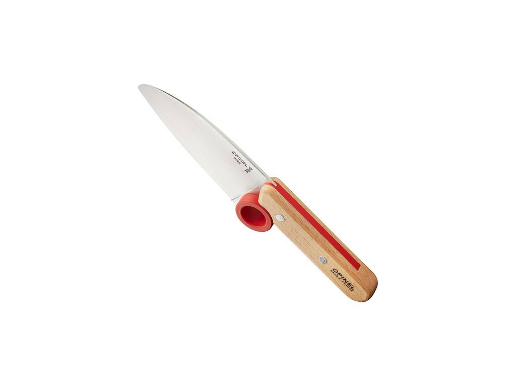 Dětský kuchařský set na krájení holčičí červený Le Petit Chef Opinel