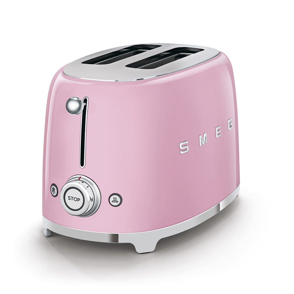 Toustovač / topinkovač P2 Smeg 50's Retro Style. růžový 950W