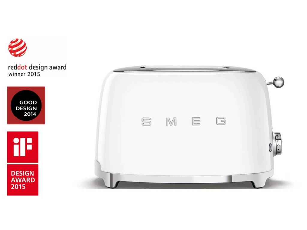 Toustovač / topinkovač P2 Smeg 50's Retro Style. bílý 950W