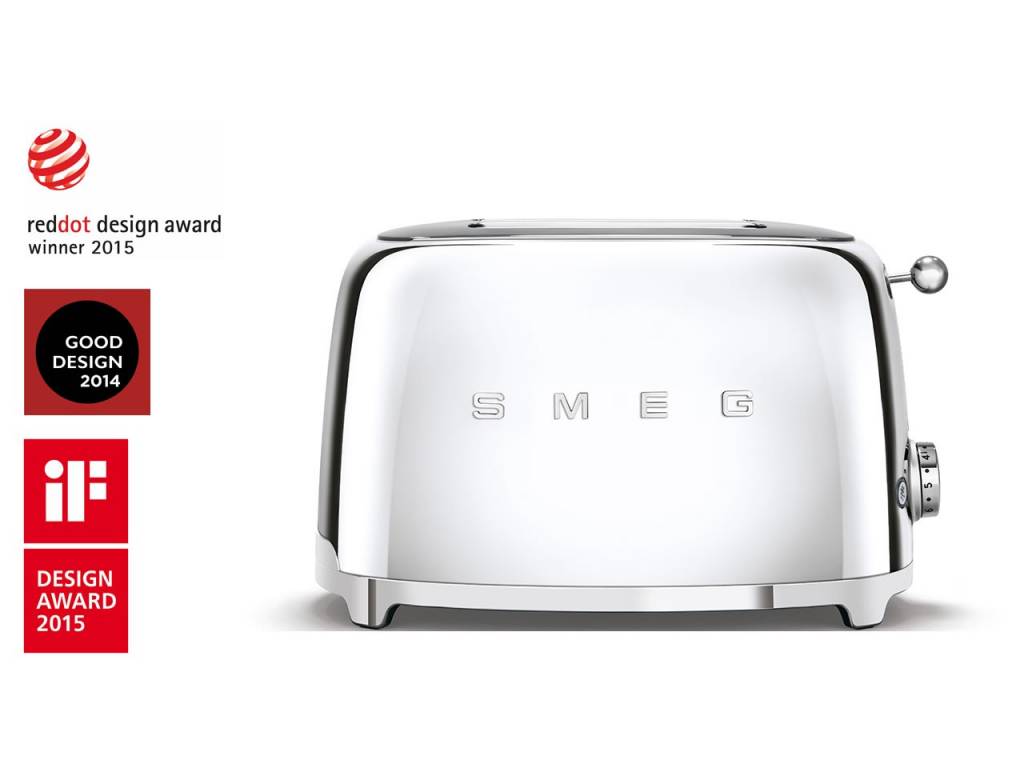 Toustovač / topinkovač P2 Smeg 50's Retro Style. chromový 950W