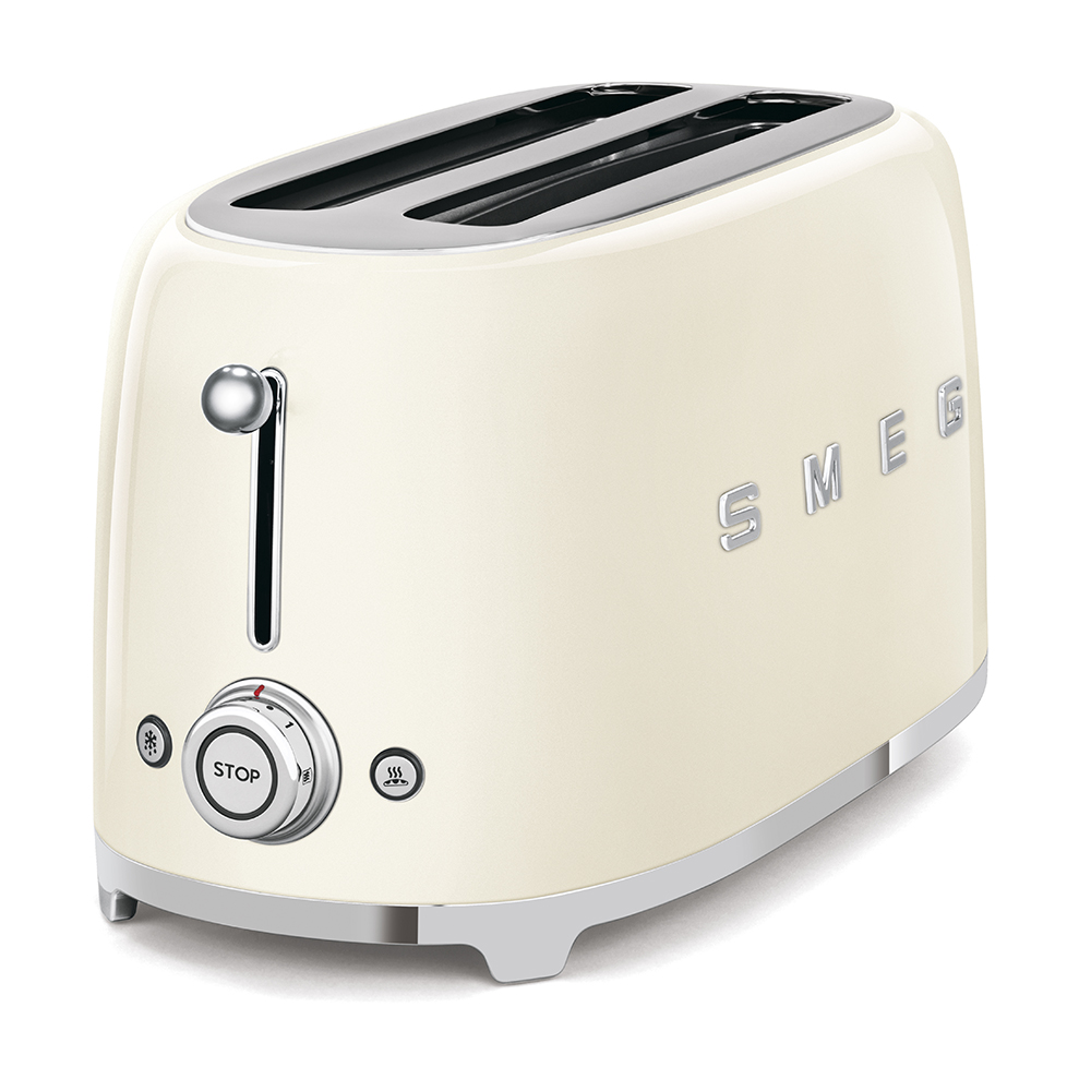 Toustovač / topinkovač P2x2 Smeg 50's Retro Style. krémový 1500W