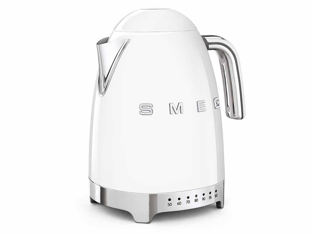 Rychlovarná konvice Smeg 50´s Retro Style s regulací teploty, bílá