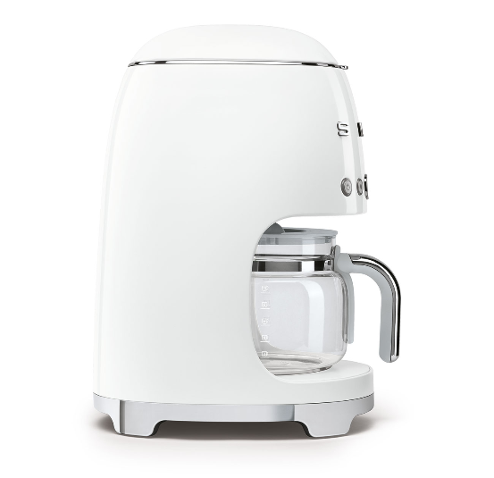 Kávovar na filtrovanou kávu 1,4l Smeg 50´s Retro Style, bílý