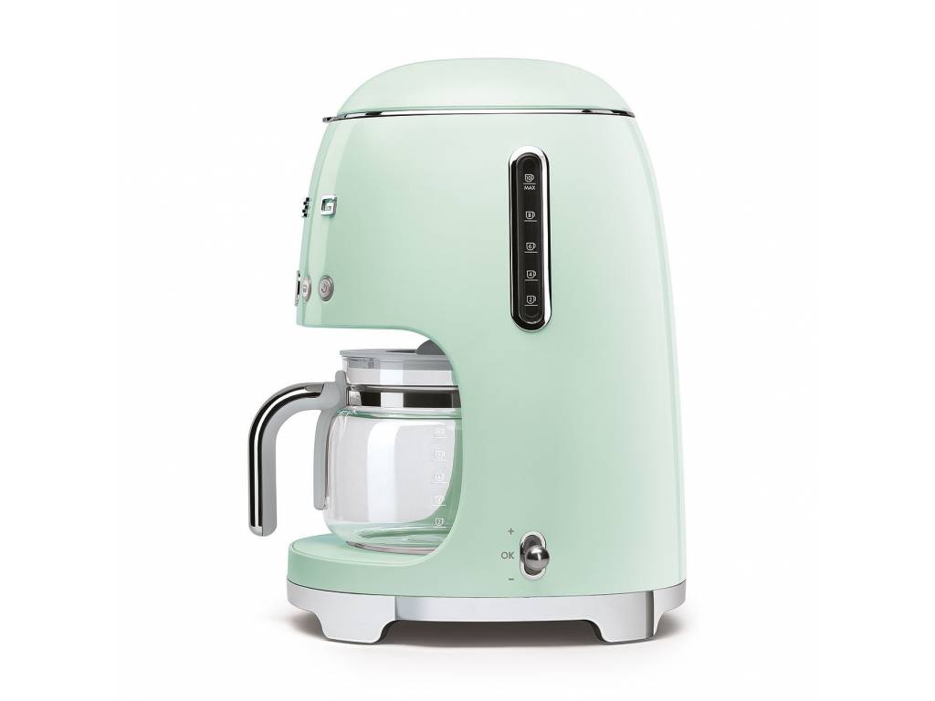 Kávovar na filtrovanou kávu 1,4l Smeg 50´s Retro Style, pastelově zelený