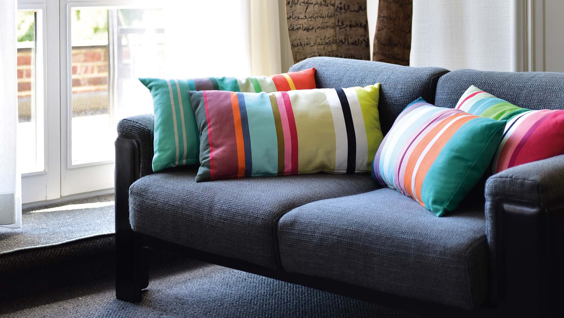 Velký bavlněný polštář 60x30cm Stripes Georgia REMEMBER