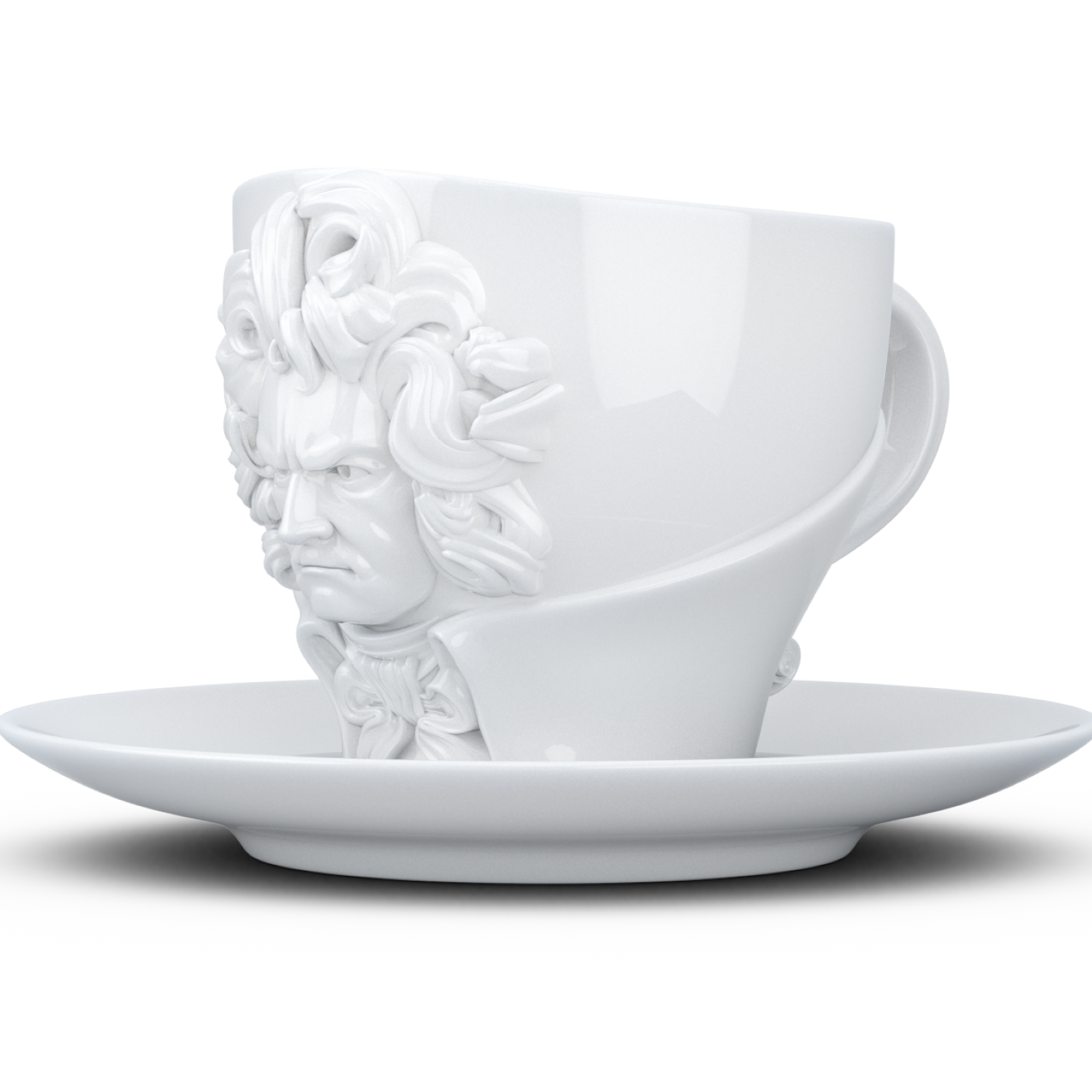 Ludwig van Beethoven šálek a podšálek na kávu, cappuccino, čaj 260 ml, 58products