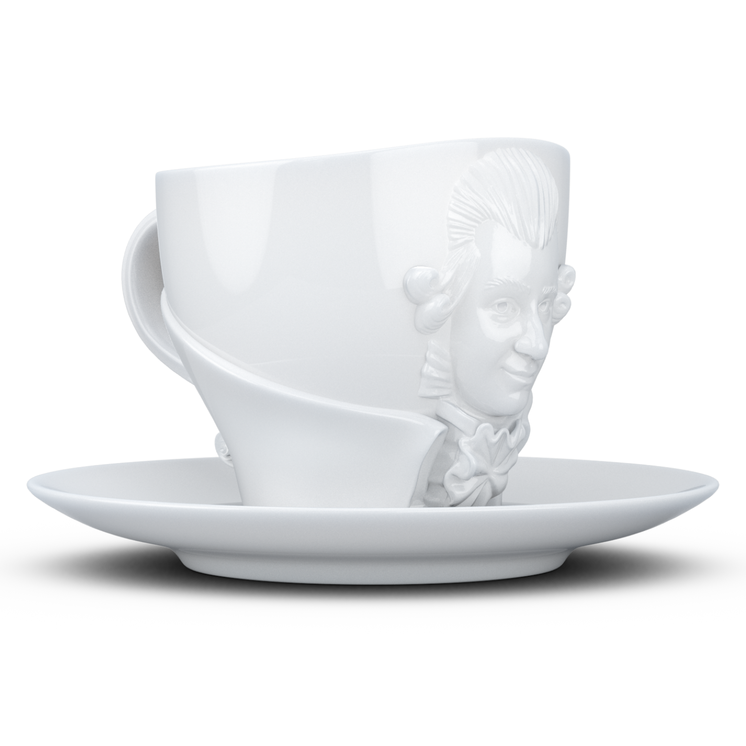 Wolfgang Amadeus Mozart šálek a podšálek na kávu, cappuccino, čaj 260 ml, 58products