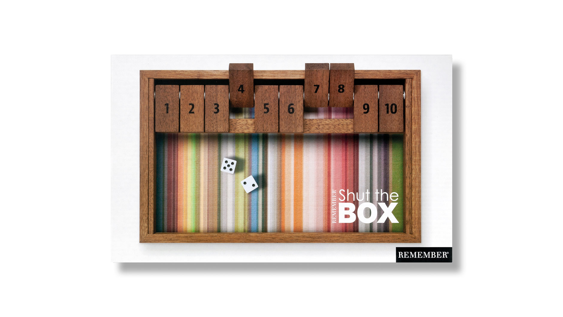 Hra ,,Zavři krabici" Shut the Box REMEMBER