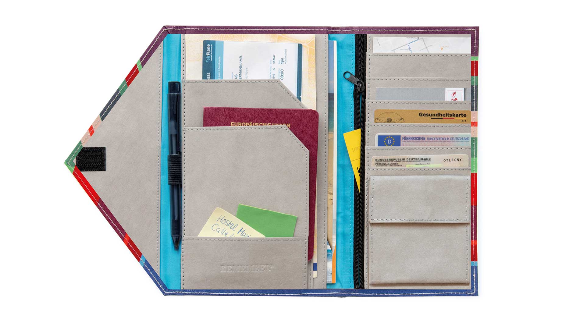 Cestovní peněženka, dokladovka Edgar REMEMBER