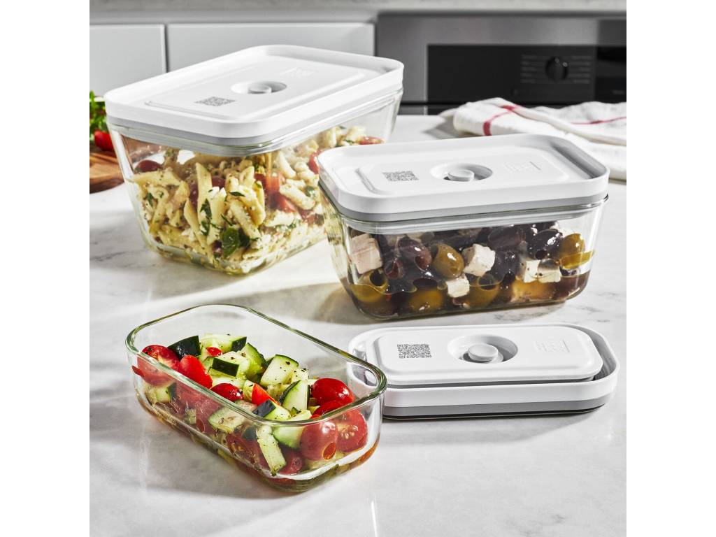 Vakuovací dóza Fresh & Save, skleněná, velikost S, 0,35 l ZWILLING