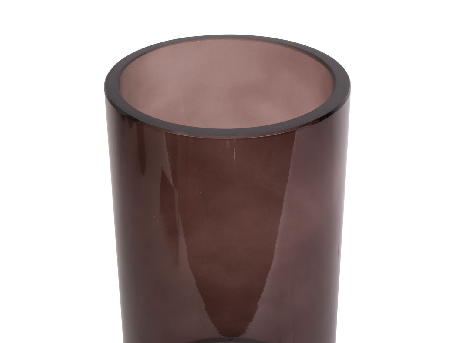 Skleněná váza Blush 30 cm L hnědá Present Time