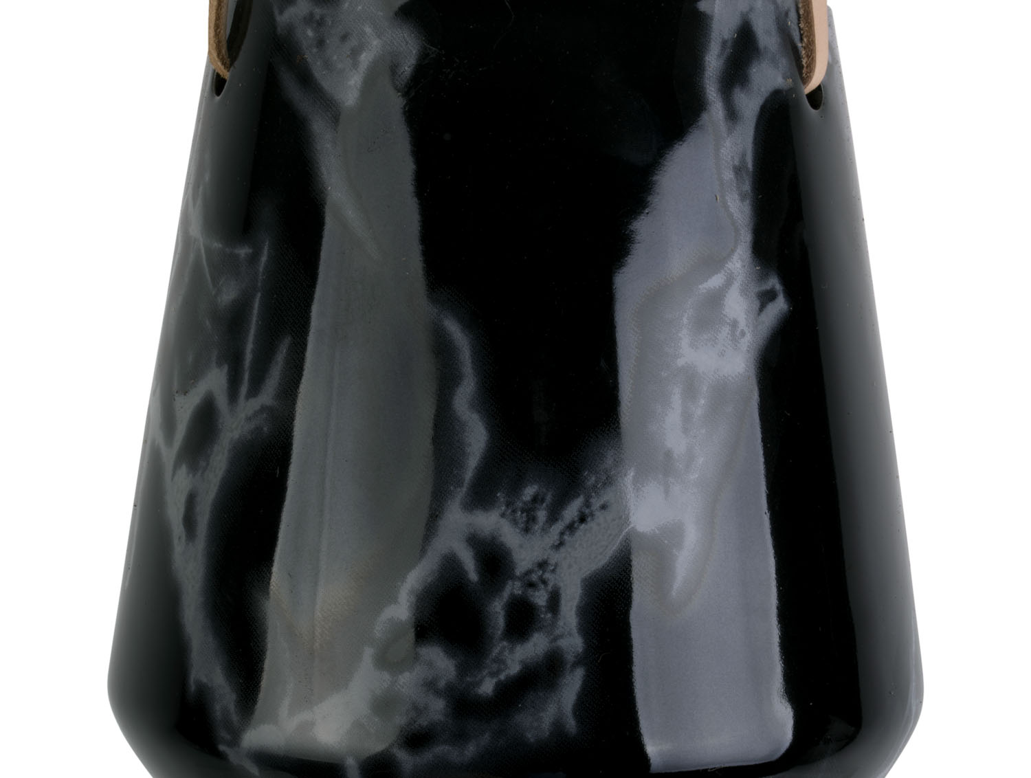 Závěsný květináč Skittle mramorový M černý Present Time