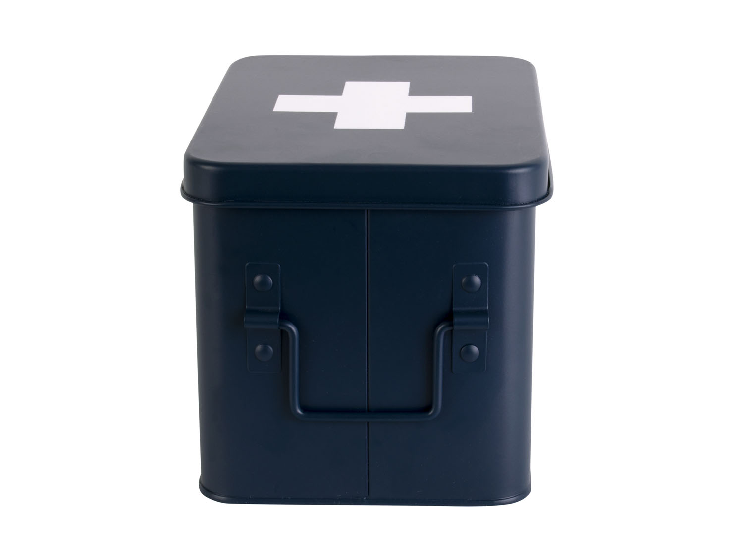 Lékárnička kovová M tmavě modrý Present Time