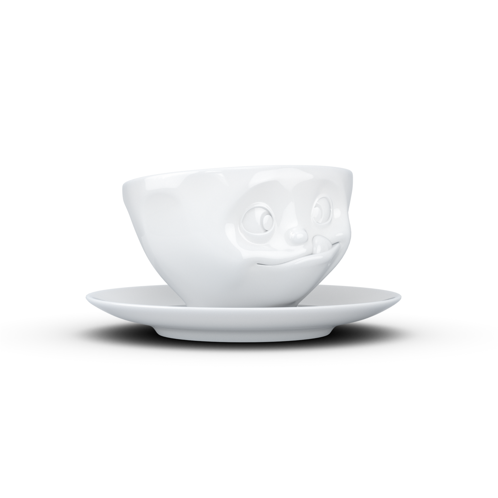 Mlsný šálek a podšálek na kávu, cappuccino, čaj 200 ml, 58products
