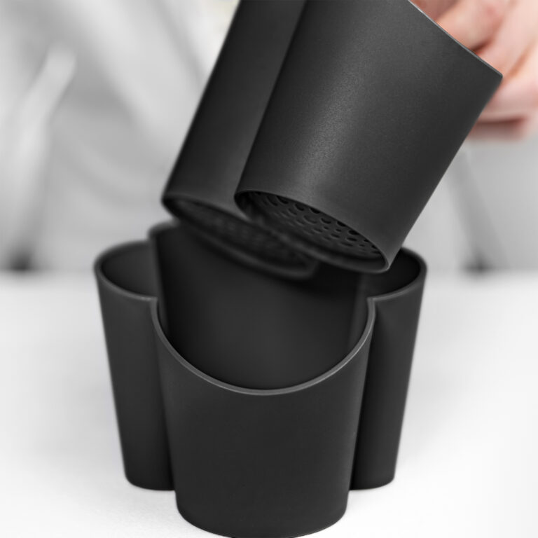 Odkapávač na příbory Gocciolo černý Blim+