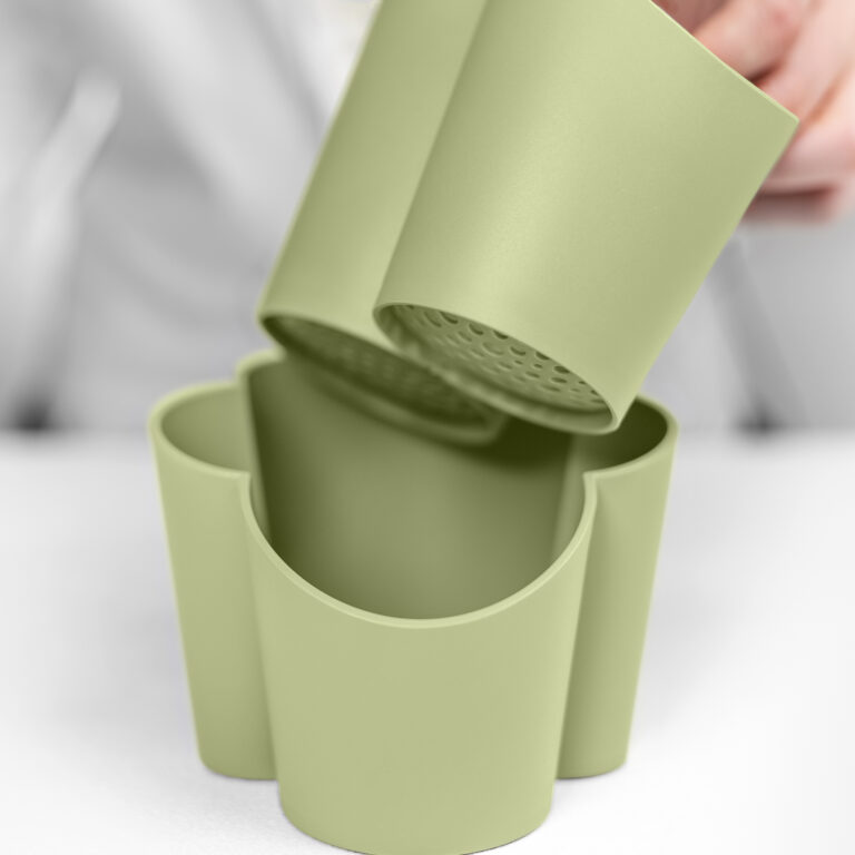 Odkapávač na příbory Gocciolo zelený Blim+