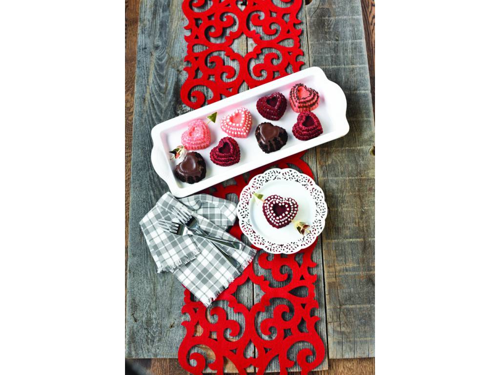 Forma vrstvené srdce plát se 6 formičkami Nordic Ware