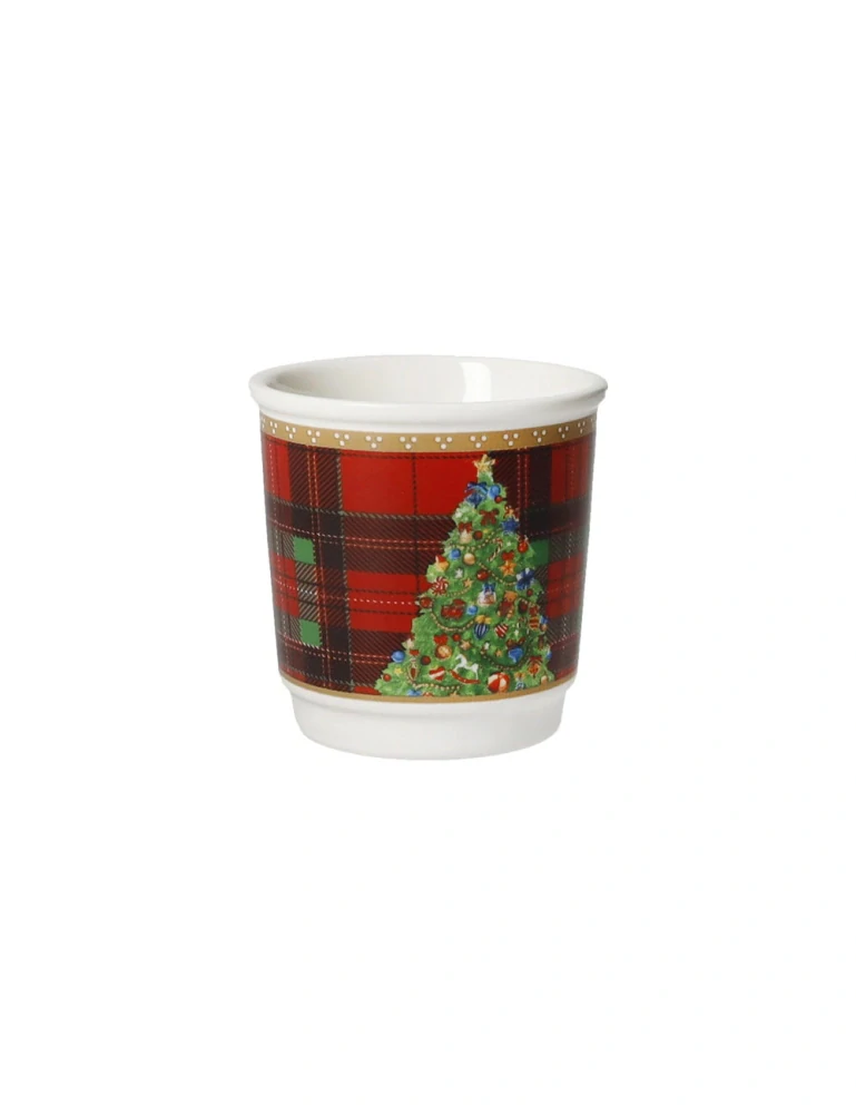Porcelánová sada hrnků 4ks na kávu CHRISTMAS BRANDANI