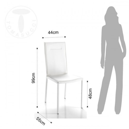 Židle CAMY WHITE TOMASUCCI