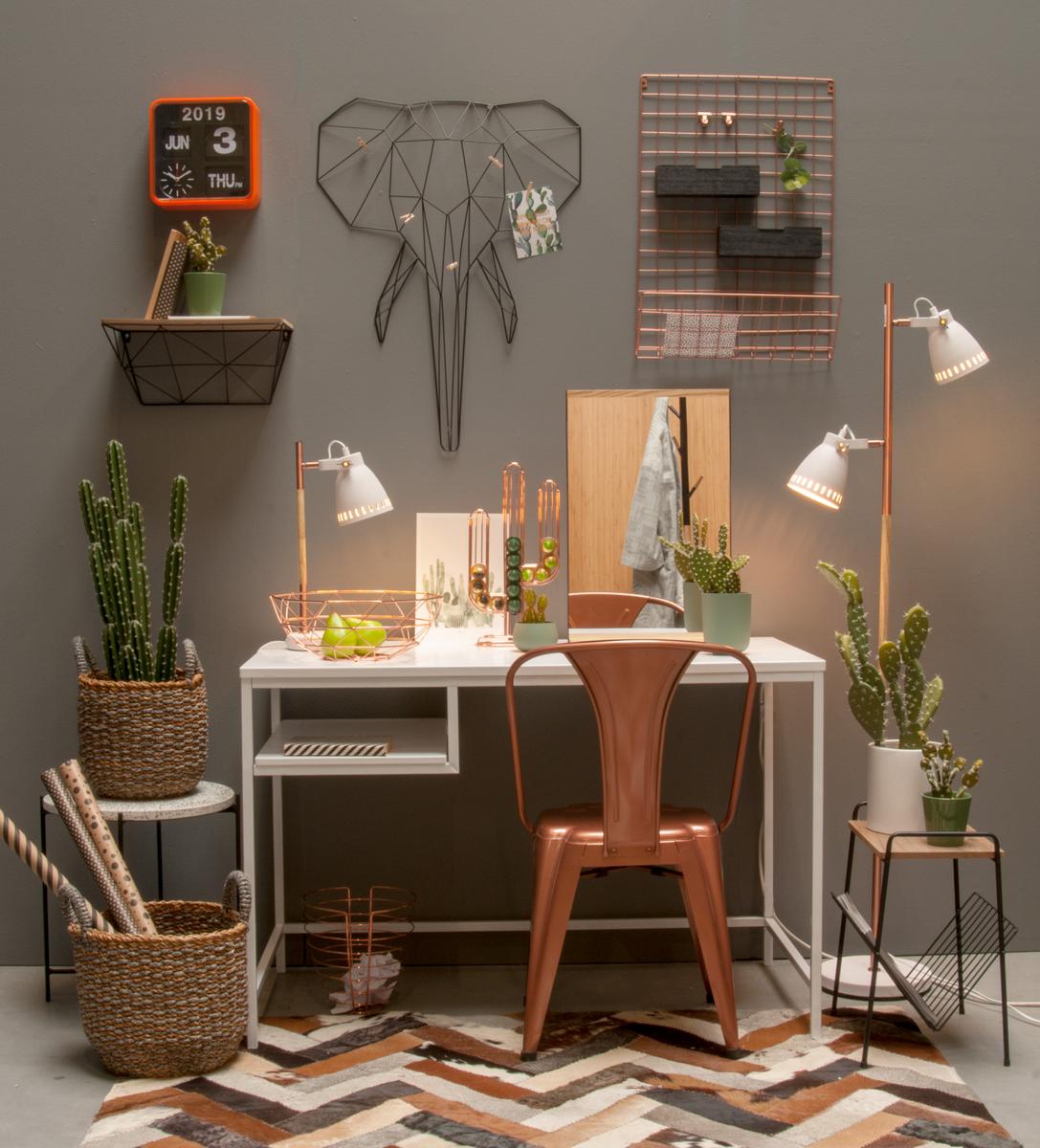 Stojánek na kávové kapsle Nespresso Kaktus měděný Present Time