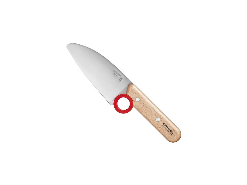 Dětský kuchařský set na krájení holčičí červený Le Petit Chef Opinel