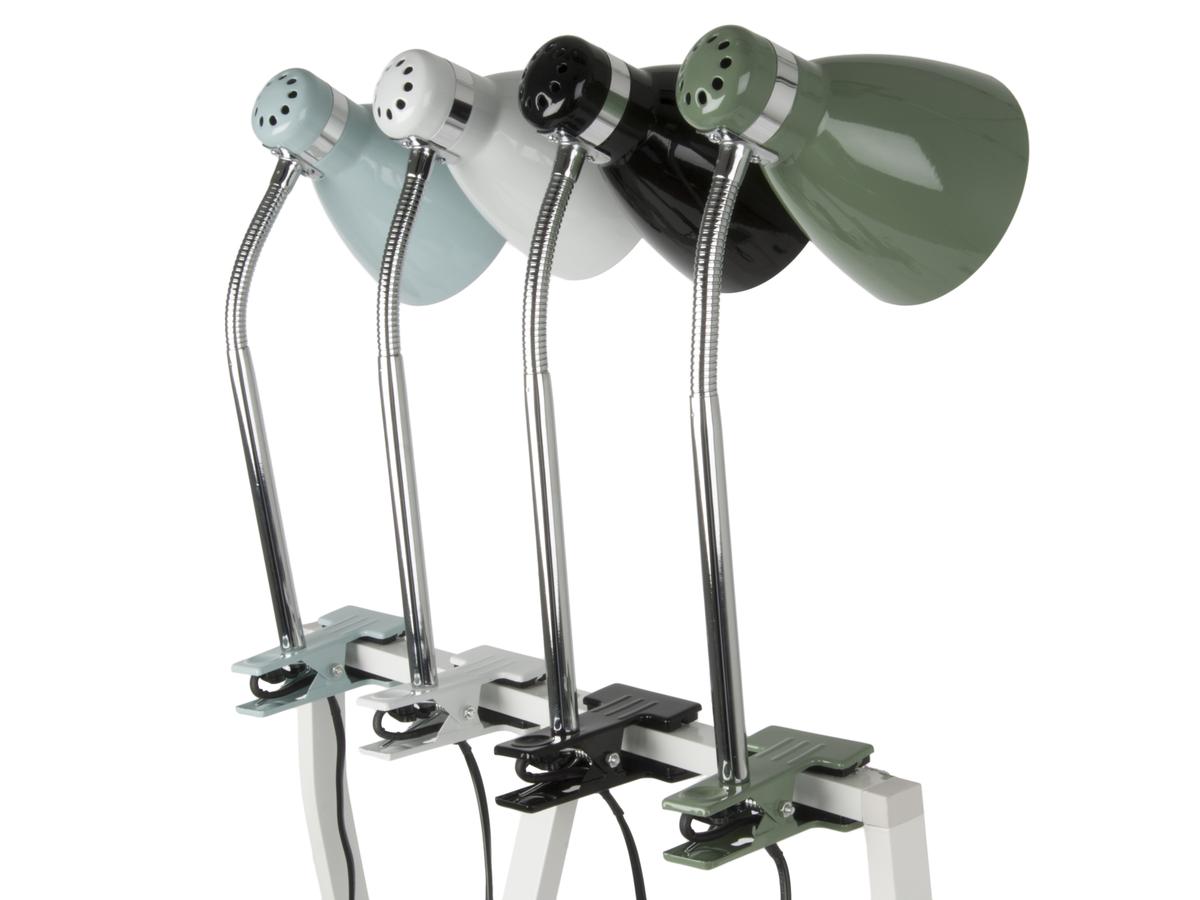 Stolní lampa s klipem Study černá Leitmotiv