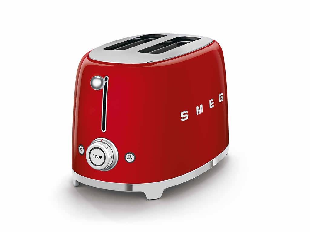 Toustovač / topinkovač P2 Smeg 50's Retro Style. červený 950W