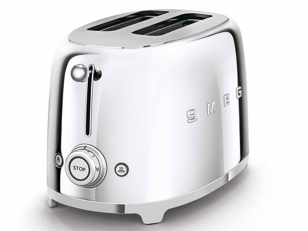 Toustovač / topinkovač P2 Smeg 50's Retro Style. chromový 950W