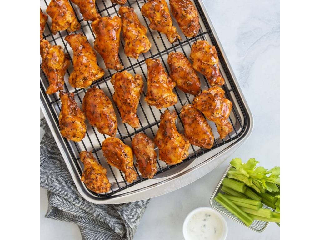 Plech na pečení s roštem, 38x29 cm Nordic Ware