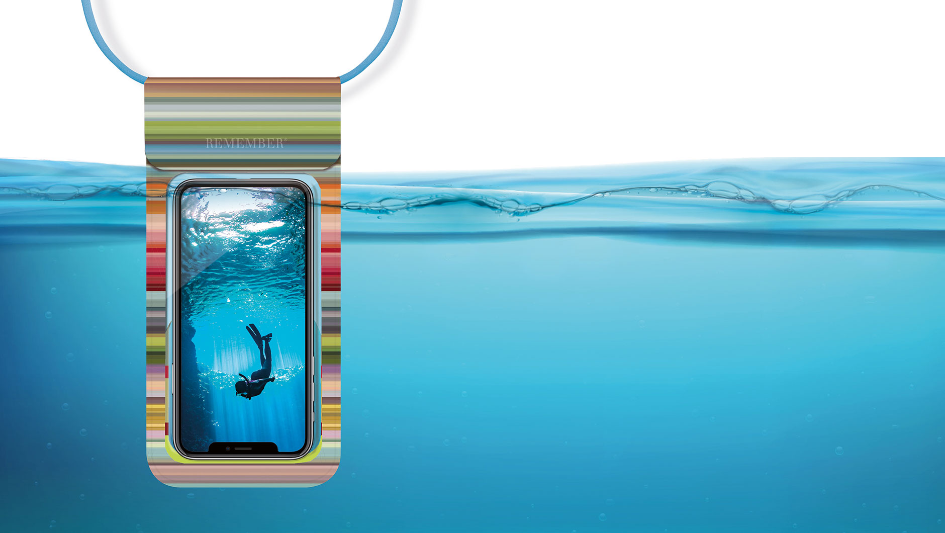 Obal na telefon voděodolný Toulouse REMEMBER