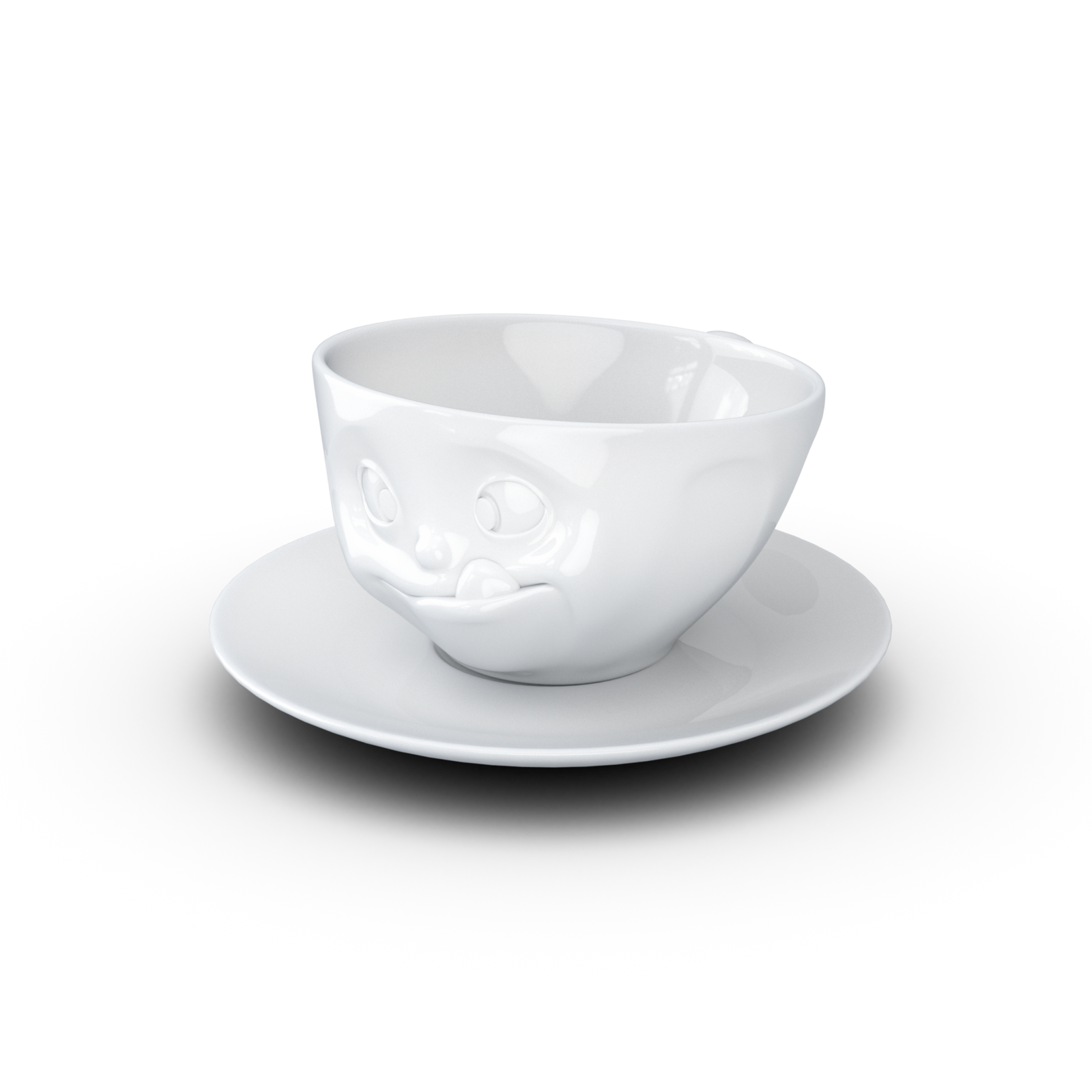 Mlsný šálek a podšálek na kávu, cappuccino, čaj 200 ml, 58products