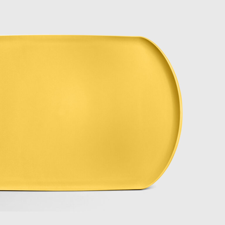 Prkénko s okrajem a protiskluzem 35cm Skateboard žluté Blim+