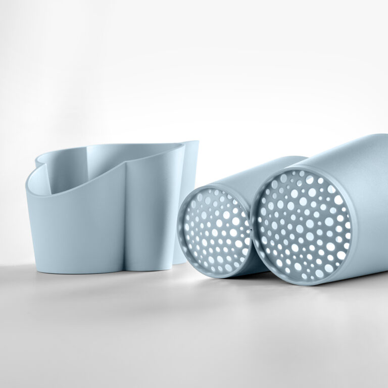 Odkapávač na příbory Gocciolo modrý Blim+