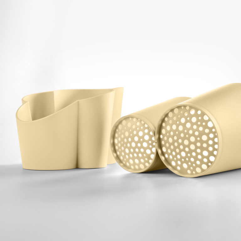 Odkapávač na příbory Gocciolo žlutý Blim+