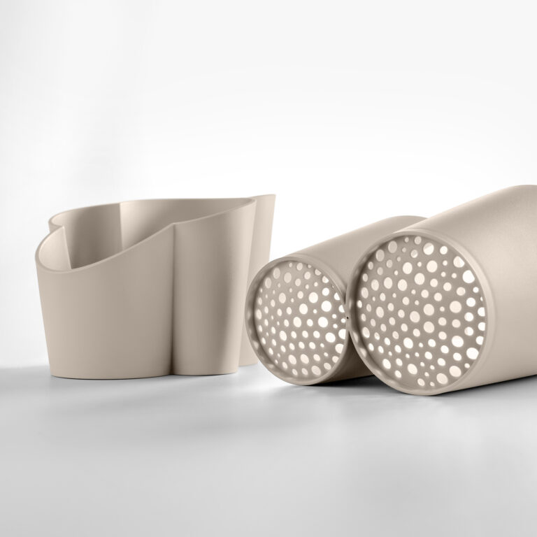 Odkapávač na příbory Gocciolo hnědošedý Blim+