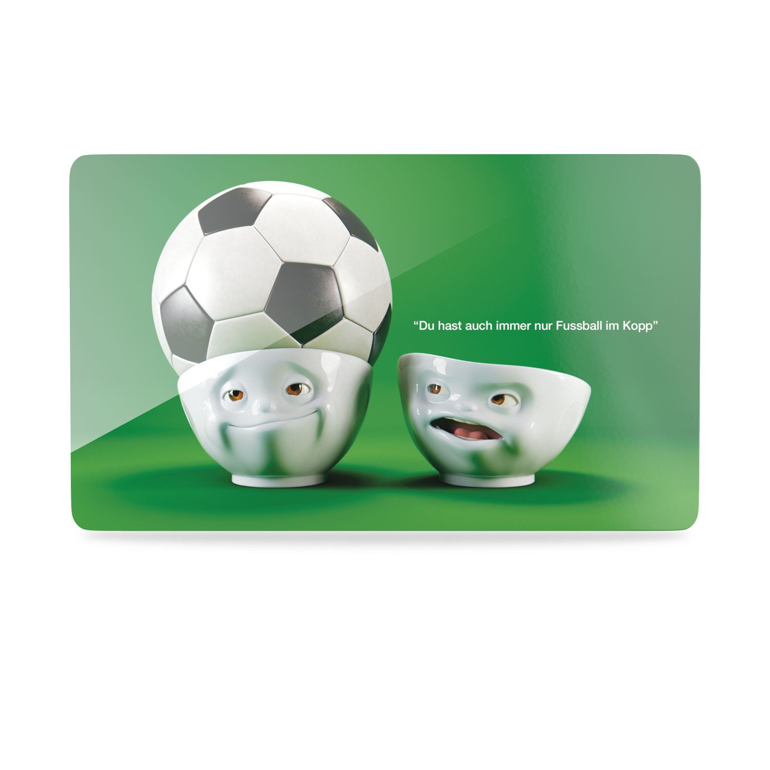Snídaňové prkénko/tácek 23x14cm Fotbal 58products/Tassen