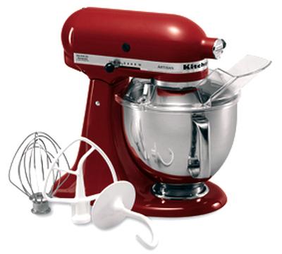Kuchyňský robot Artisan KSM 175, 300 W červená metalíza KitchenAid