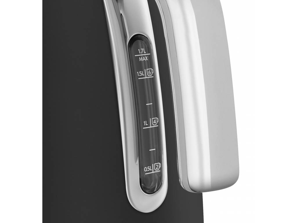 Rychlovarná konvice Smeg 50´s Retro Style, černá mat