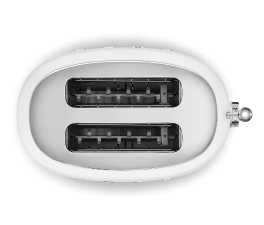 Toustovač / topinkovač P2 Smeg 50's Retro Style. bílý mat 950W