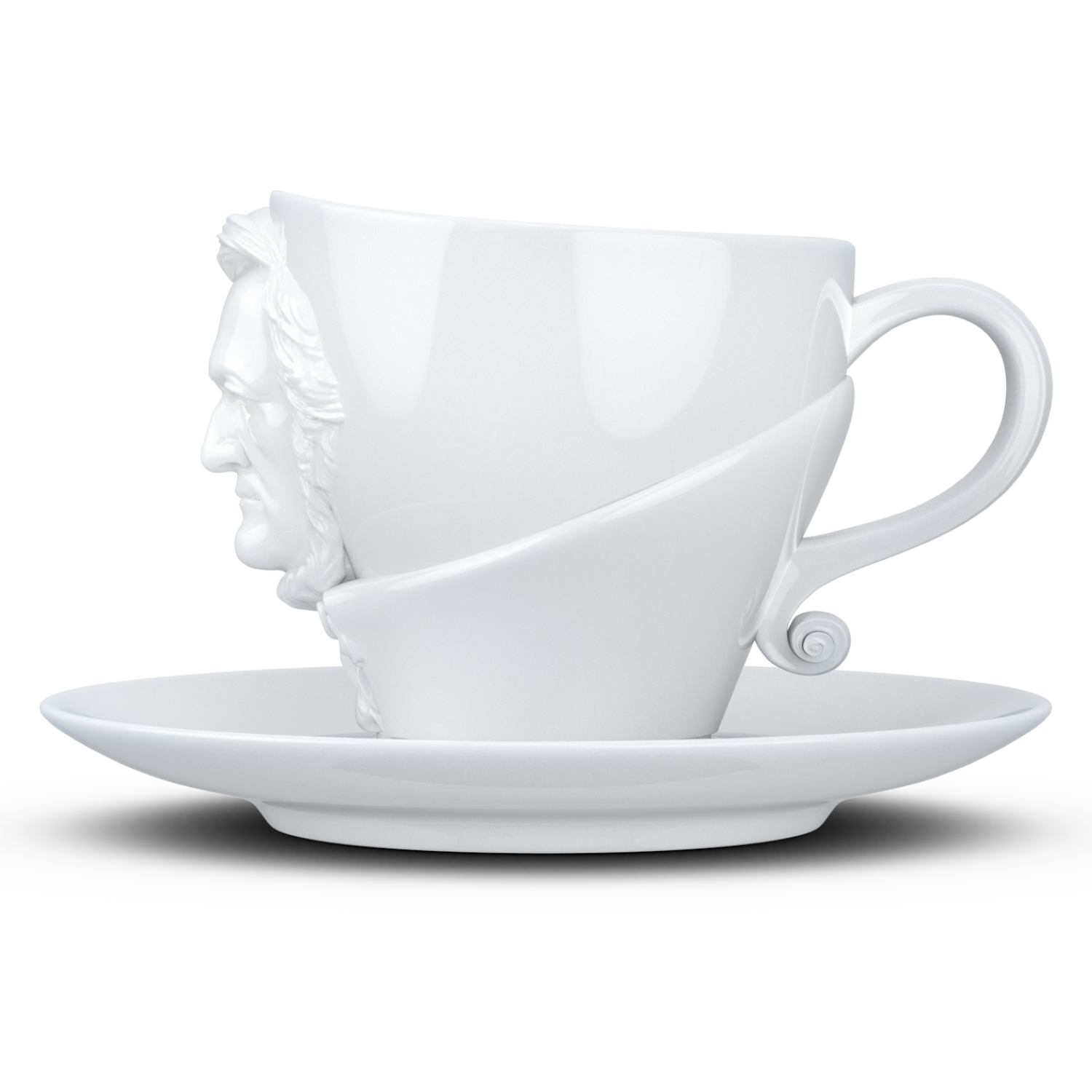 Richard Wagner šálek a podšálek na kávu, cappuccino, čaj 260 ml, 58products