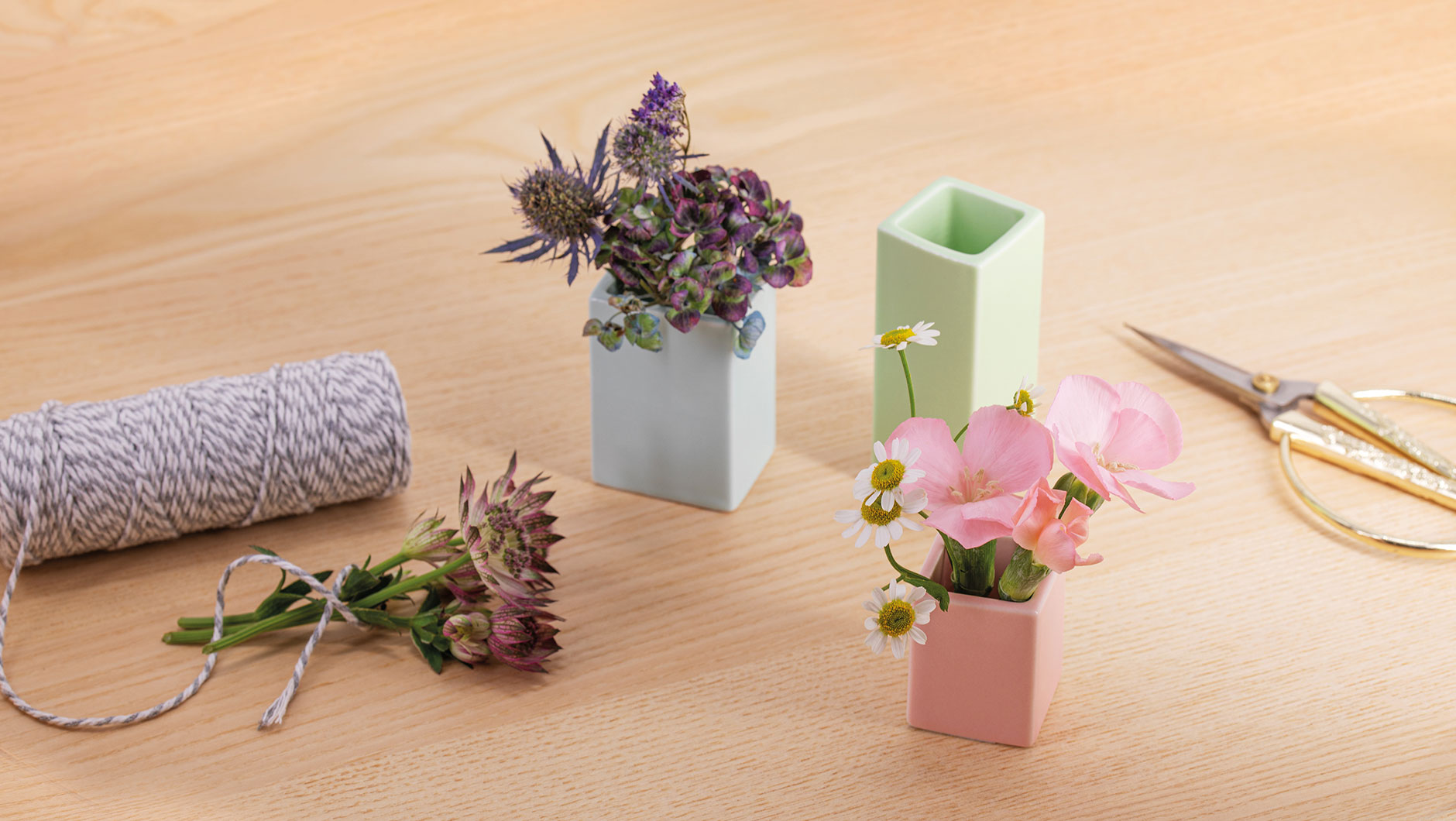 Porcelánové mini vázy 5 kusů REMEMBER