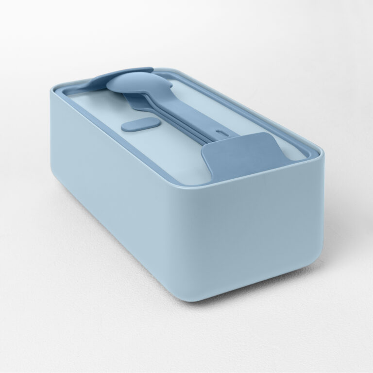 Box na obědy 2 patra BAULETTO modrý Blim+