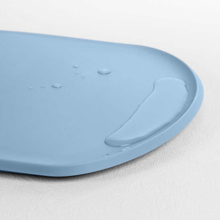 Prkénko s okrajem a protiskluzem 35cm Skateboard modré Blim+