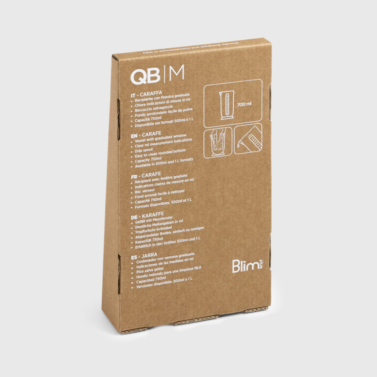 Odměrka 0,75l QB černá Blim+