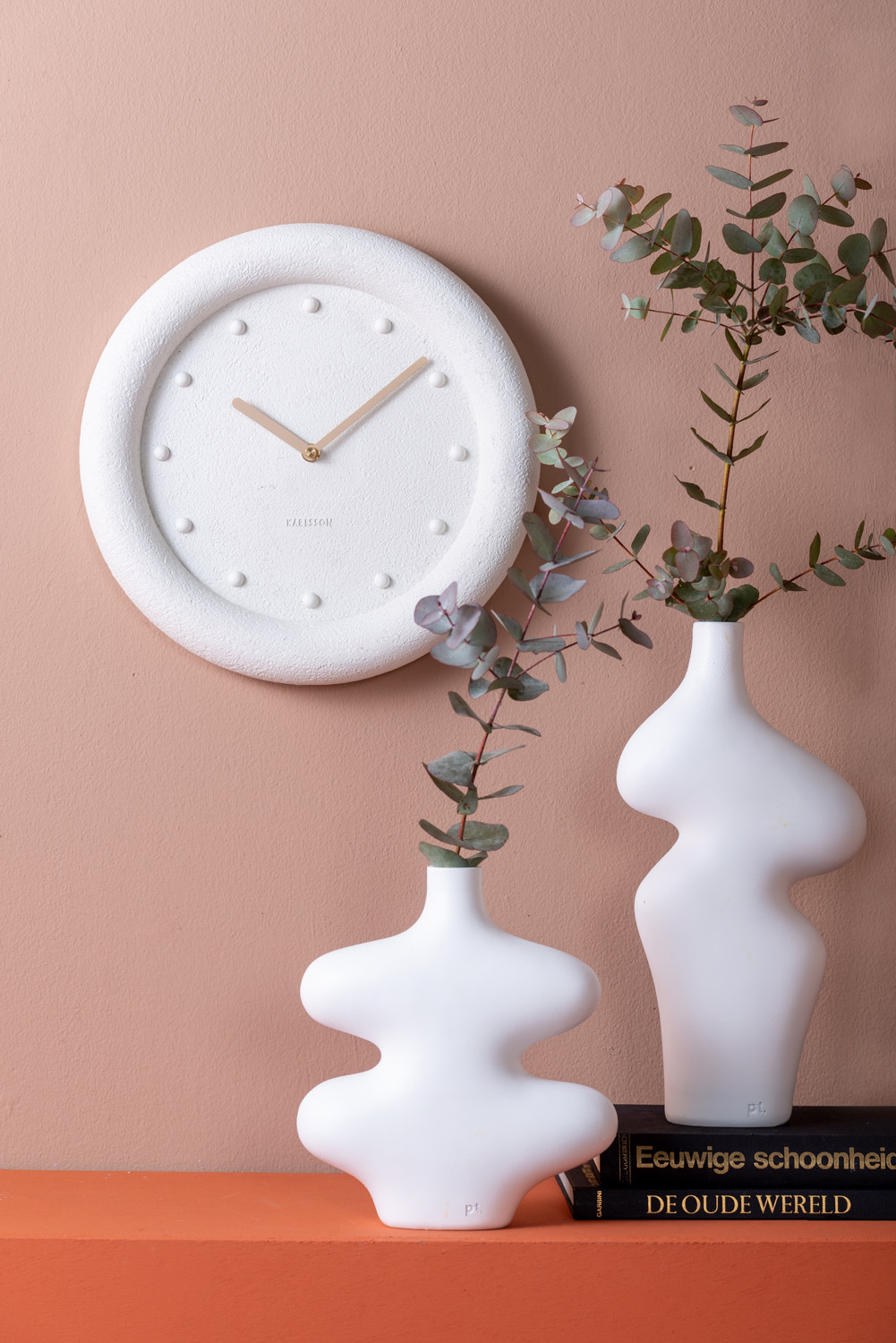 Váza Organic Curves 30cm bílá Present Time